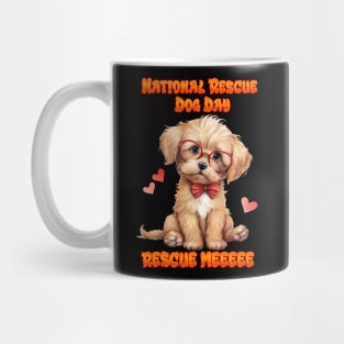 Cute Pooch: Bow-Tied & Glasses Mug